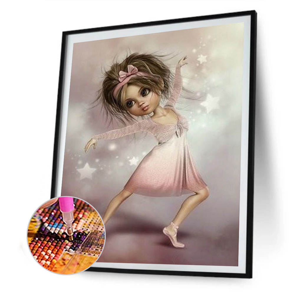 

Fairy Girl - Round Drill Diamond Painting - 30*40CM, 01, 501 Original