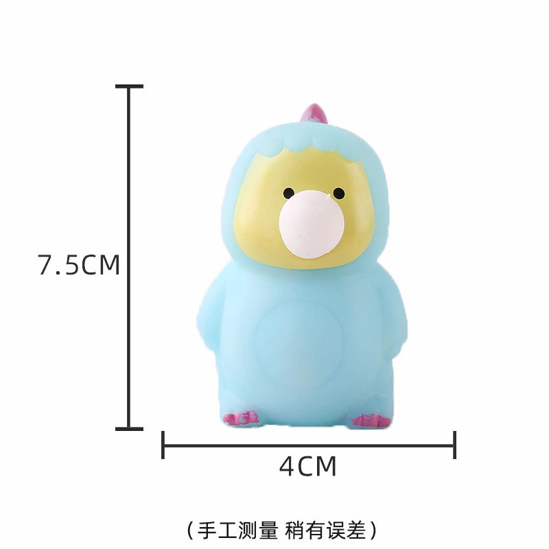 Squishy Toy Christmas Animal Santa Claus Snowman PVC TPR Toys