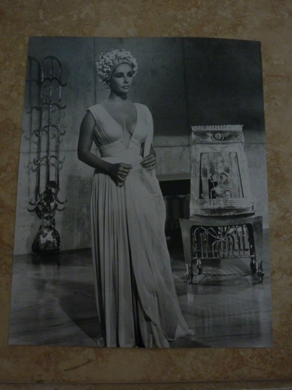 Liz Elizabeth Taylor B&W 8x10 Photo Poster painting Promo Picture Sexy Young Early