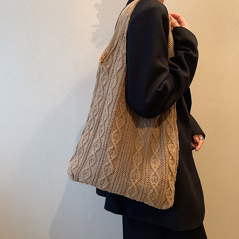 Rotimia Knitted Large Capacity Casual Tote