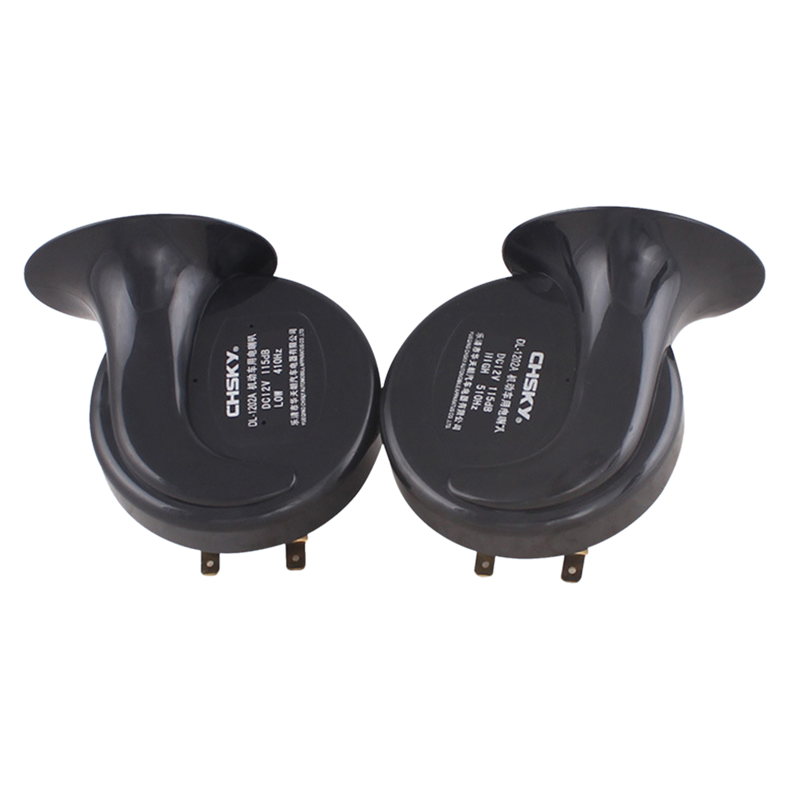 

1 Pair Car Horns Loud 12V 105dB Double Motorcycle Snail Horn Waterproof, 501 Original