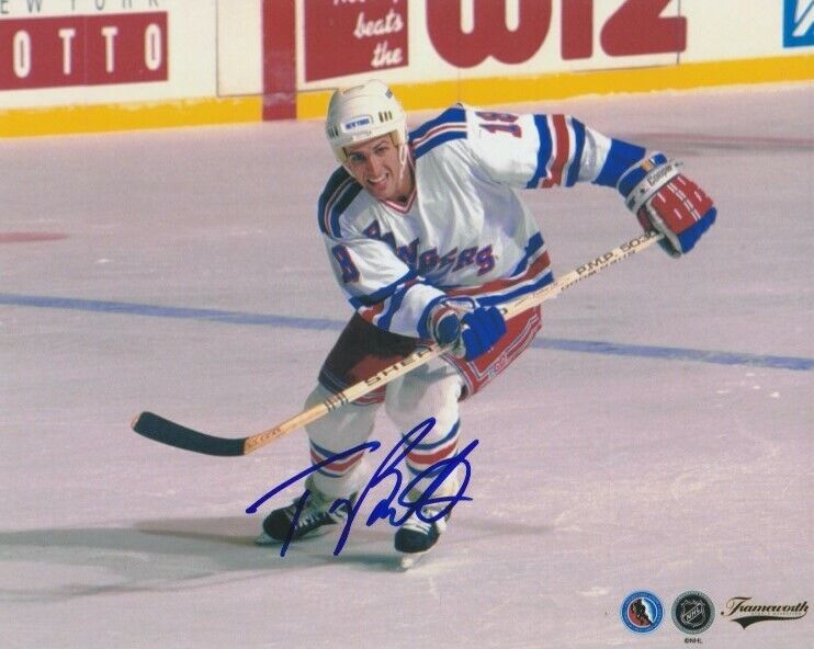 TONY GRANATO SIGNED NEW YORK NY RANGERS 8x10 Photo Poster painting! Autograph