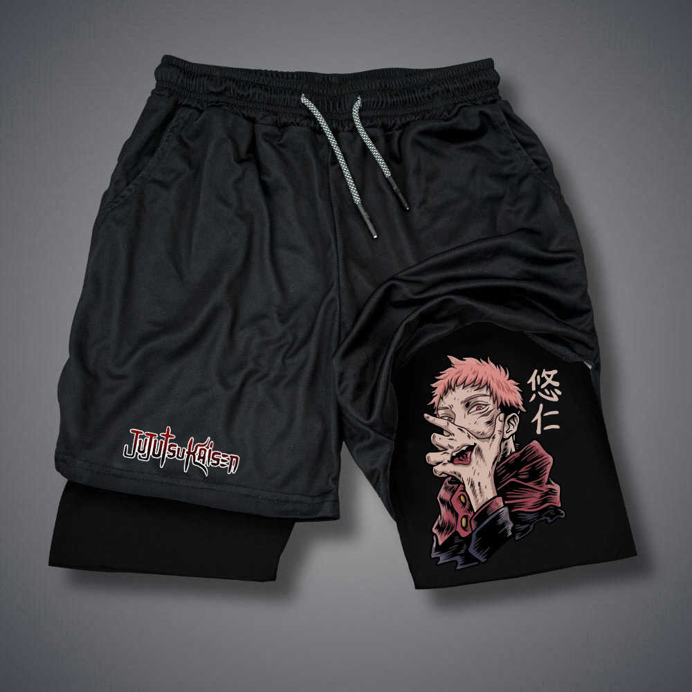 Casual Anime Personalized Printed Sports Shorts