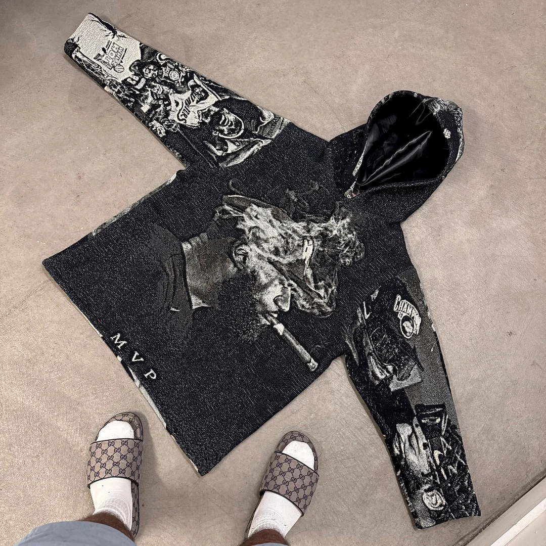 Casual Street Sports Tapestry Hoodie