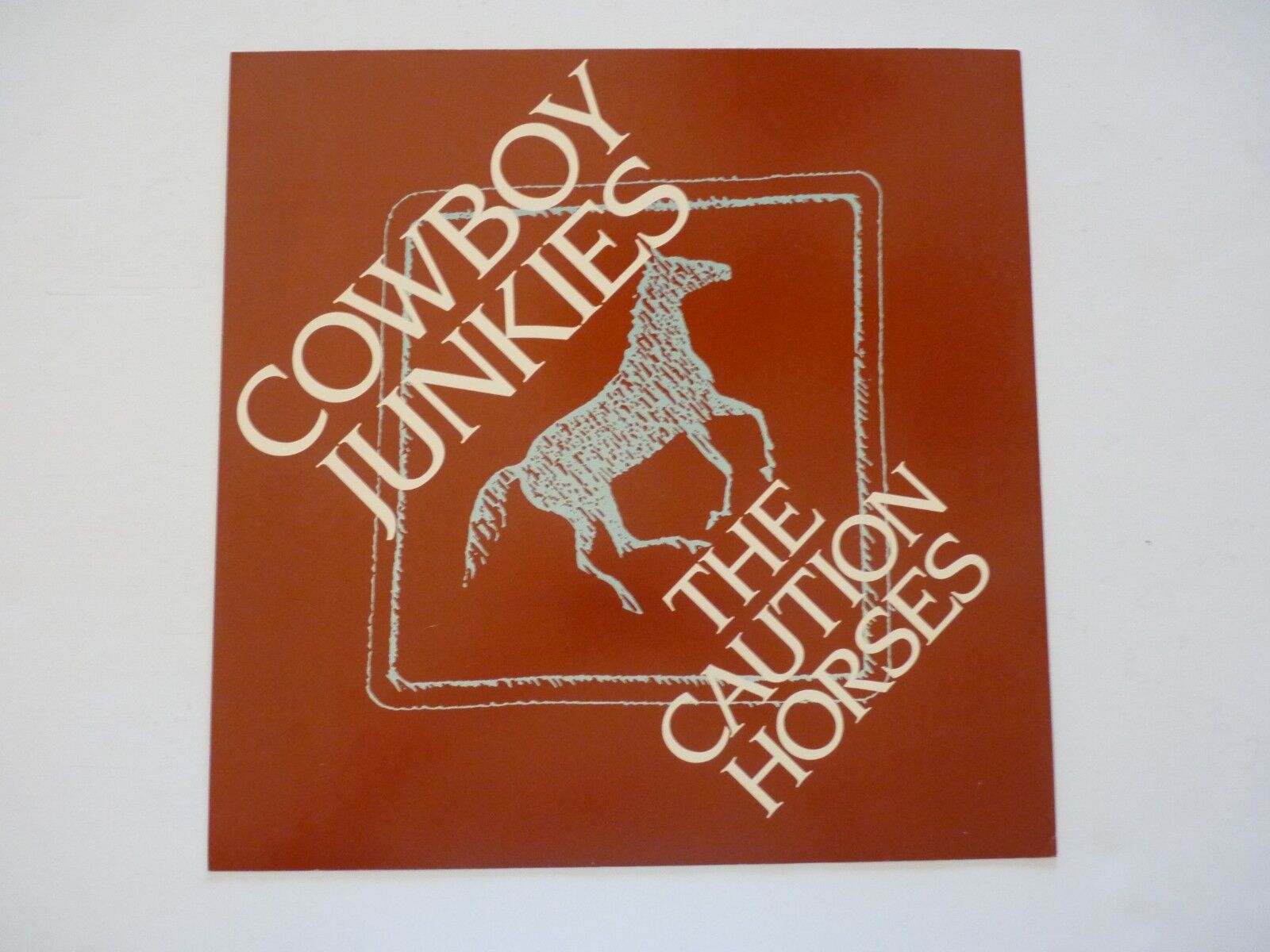 Cowboy Junkies Caution Horses LP Record Photo Poster painting Flat 12x12 Poster