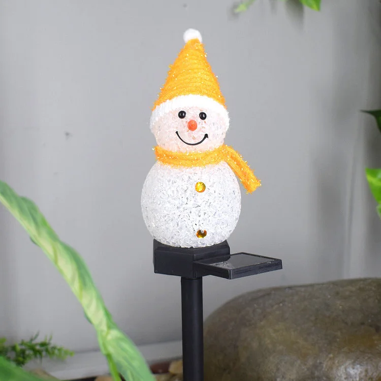 Super Cute Waterproof Solar Snowman Lamp | 168DEAL