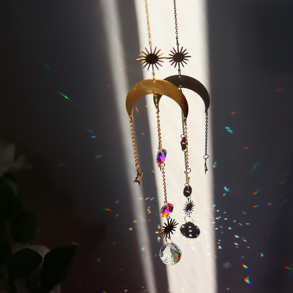 

Moon Sun - Art Crystal Suncatcher, 501 Original