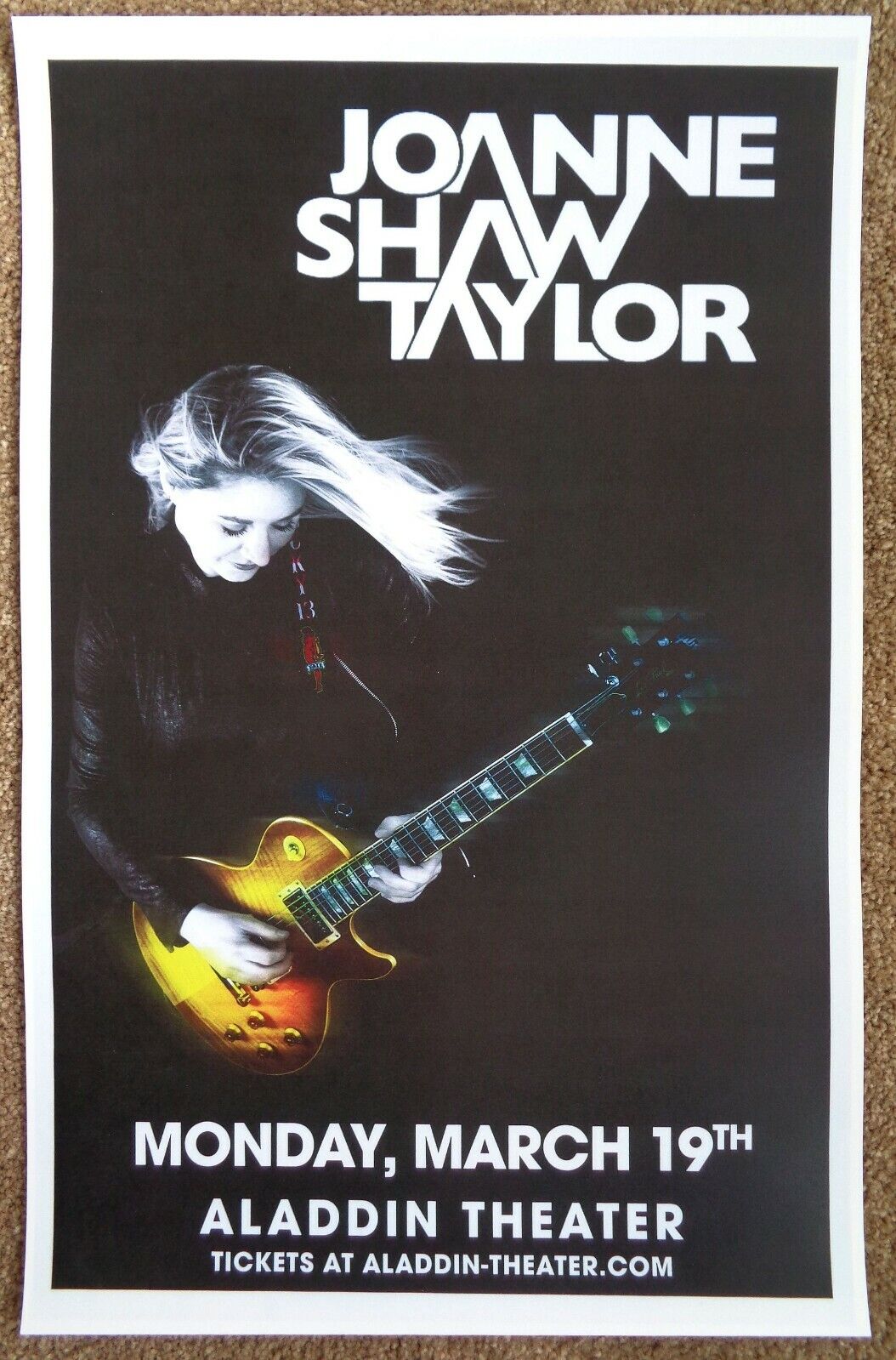 JOANNE SHAW TAYLOR 2018 Gig POSTER Portland Oregon Concert