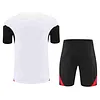 2025/2026 Manchester United Pre-Match Training White Shirt+Shorts 1:1 Thai Quality