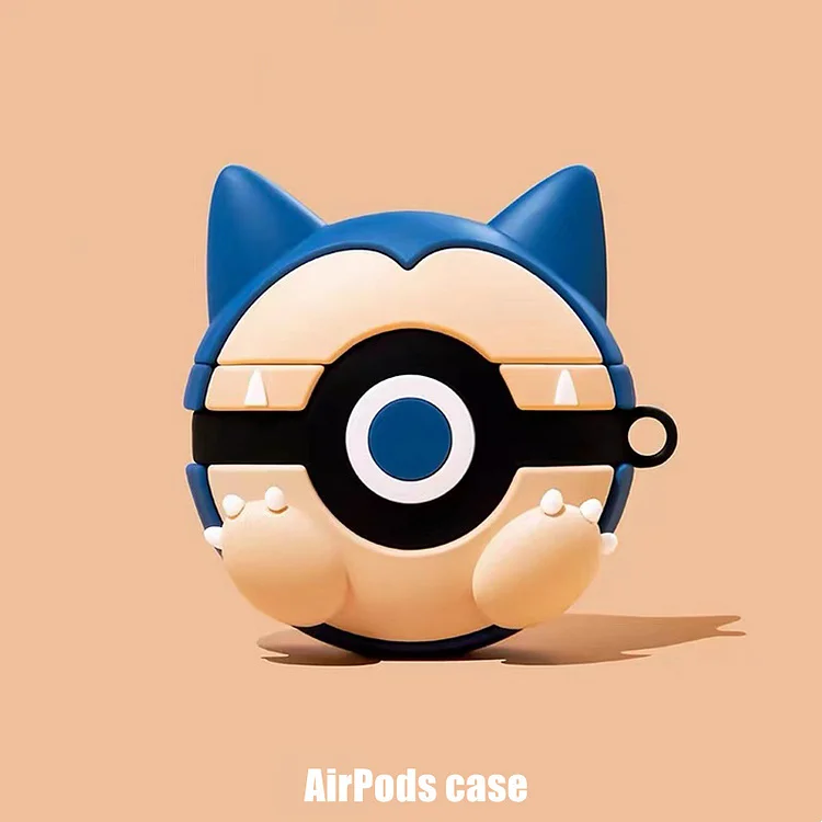 Pokemon Snorlax Pokemon Ball AirPods Case weebmemes