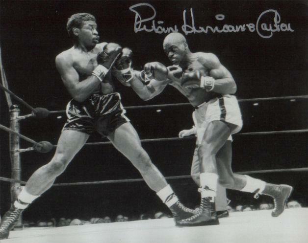 Rubin Hurricane Carter Boxing SIGNED AUTOGRAPHED 10 X 8