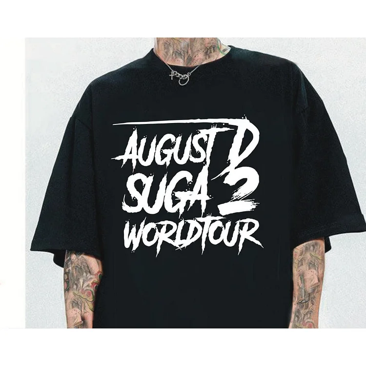 BTS SUGA Agust D 2023 World Tour Creative T-shirt