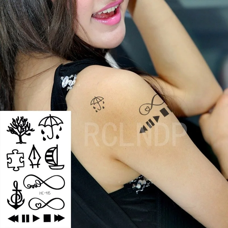 Waterproof Temporary Tattoo Sticker Believe freedom heart miss English letter alphabet tatto flash tatoo fake tattoos for girl