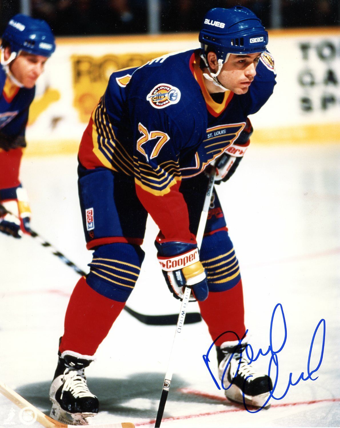 Denis Chase Autographed 8x10 St. Louis Blues # S247