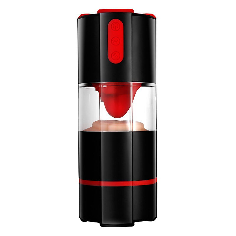 Tongue Lick Aircraft Cup Male Sex Masturator Massager Lick Aircraft Cup