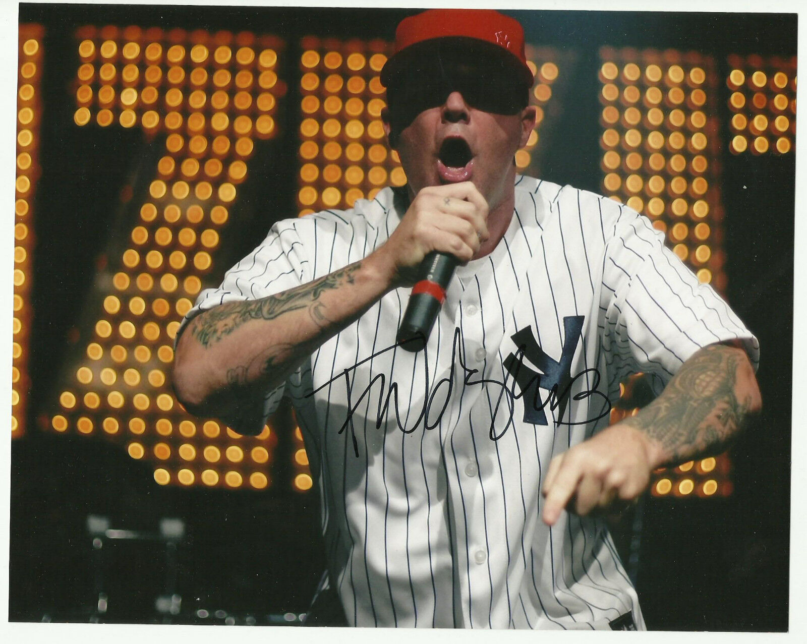 Limp Bizkit FRED DURST Signed 8x10