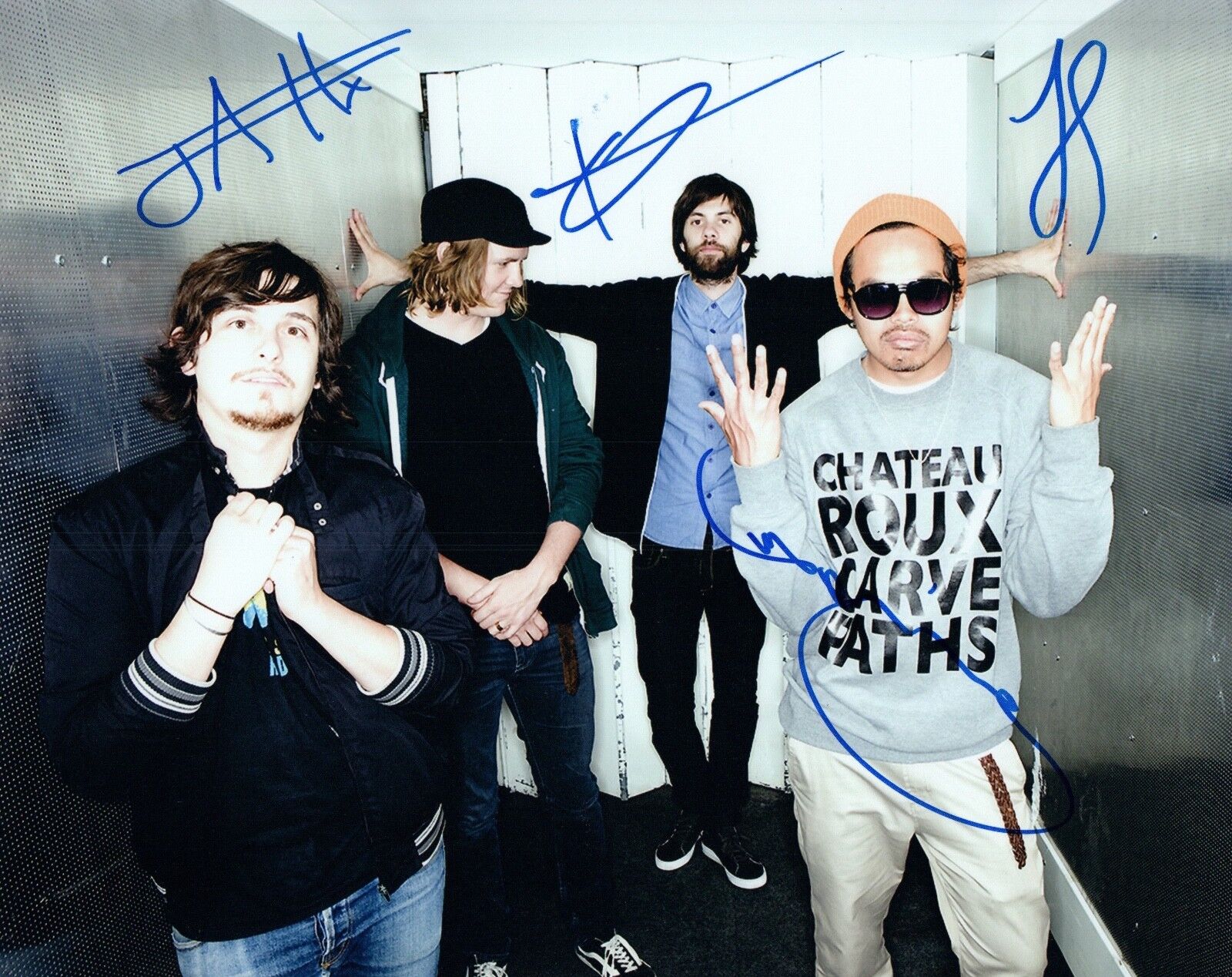 TEMPER TRAP Signed Autographed 8x10 Photo Poster painting Full Band COA VD