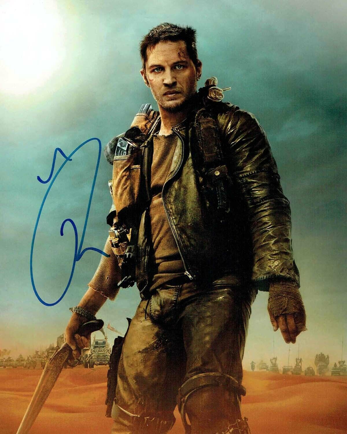 Tom HARDY Signed Autograph 10x8 Photo Poster painting COA AFTAL Mad Max Fury Road Poster Image