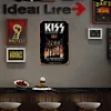 Kiss - Panneaux en &eacute;tain m&eacute;tallique(20*30cm/30*40cm) - Musique