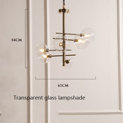 Nordic Luxury Glass Pendant Lights Lamp LED Pendant Lighting Living Room Dining Room Bedroom Kitchen Loft Decor Hanging Lamp