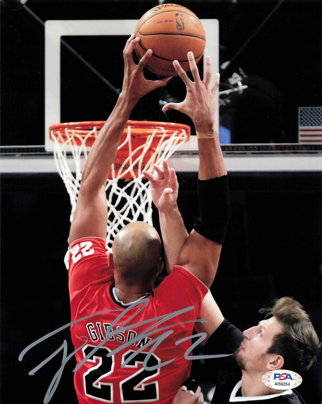 Taj Gibson signed 8x10 Photo Poster painting PSA/DNA Chicago Bulls Autographed