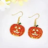 Boucles d'oreilles citrouille d'Halloween
