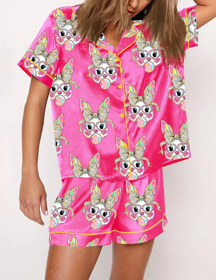 Women's Easter Bunny Pajama Set