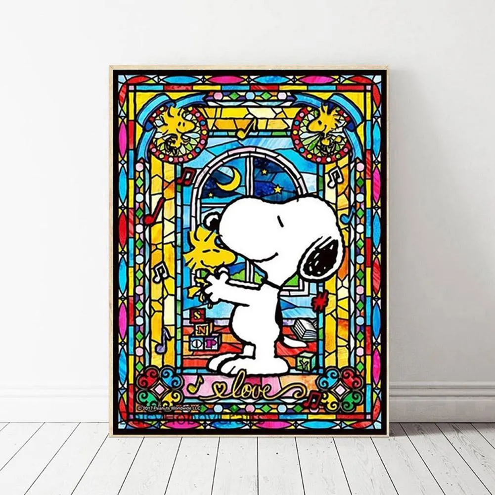 Full Round Diamond Painting Snoopy