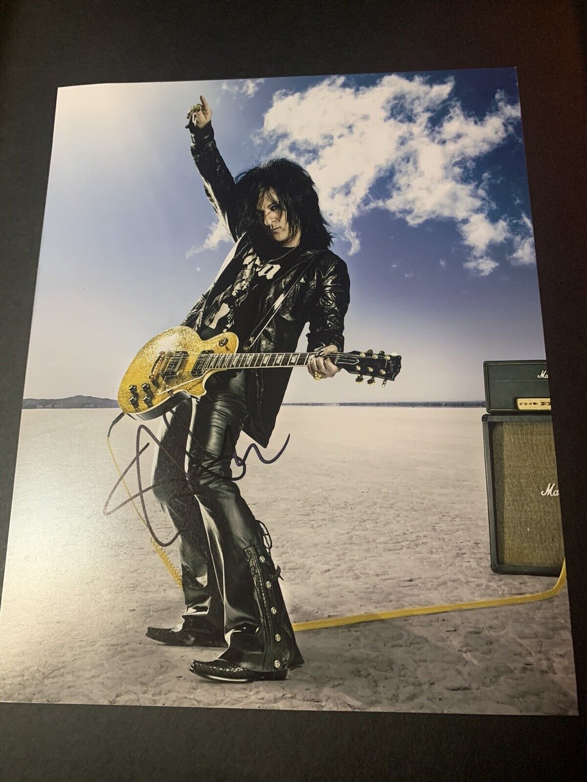 Steve Stevens Signed 8x10 Photo Poster painting Auto Billy Idol Guitarist