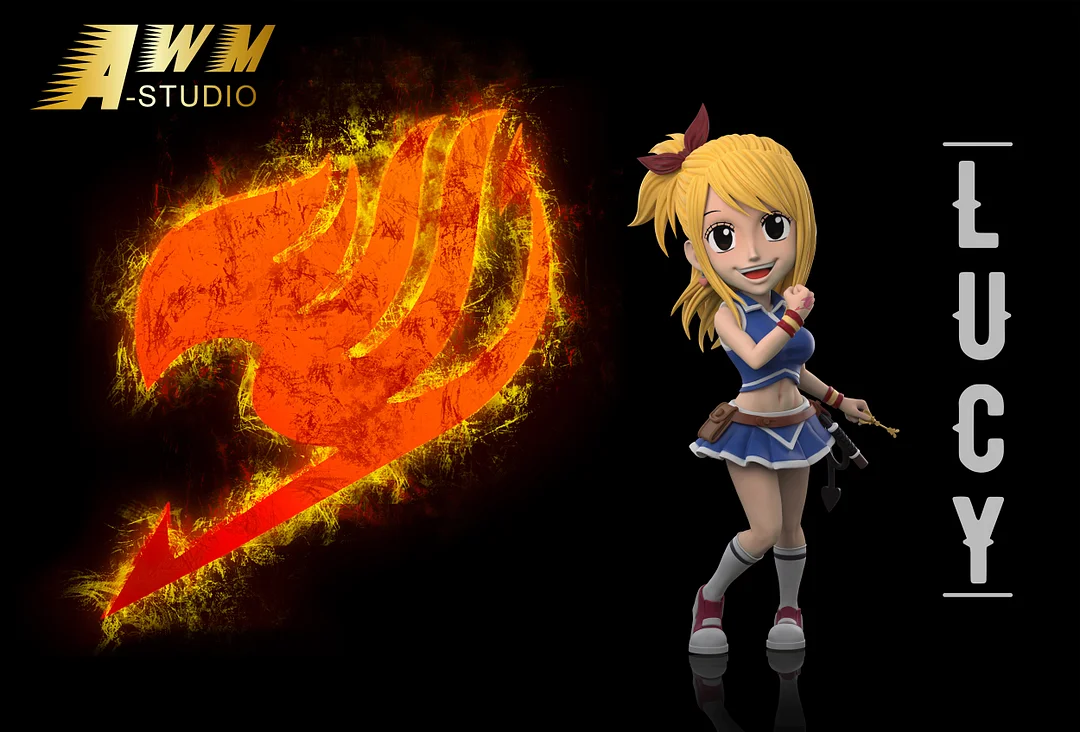 WCF Scale Lucy Heartfilia - Fairy Tail Statue - AWM-Studio