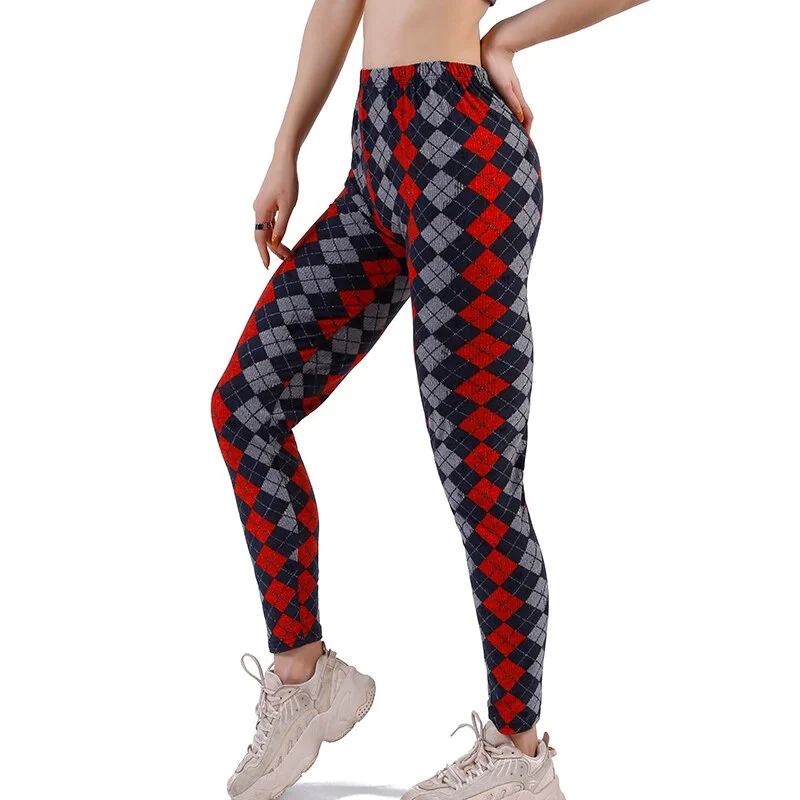 Women Comic Leggings Cartoon Printed Leggins high Stretch Girls Legging Punk Rock Leggin Disco Pants Evening Clubwear 9 styles