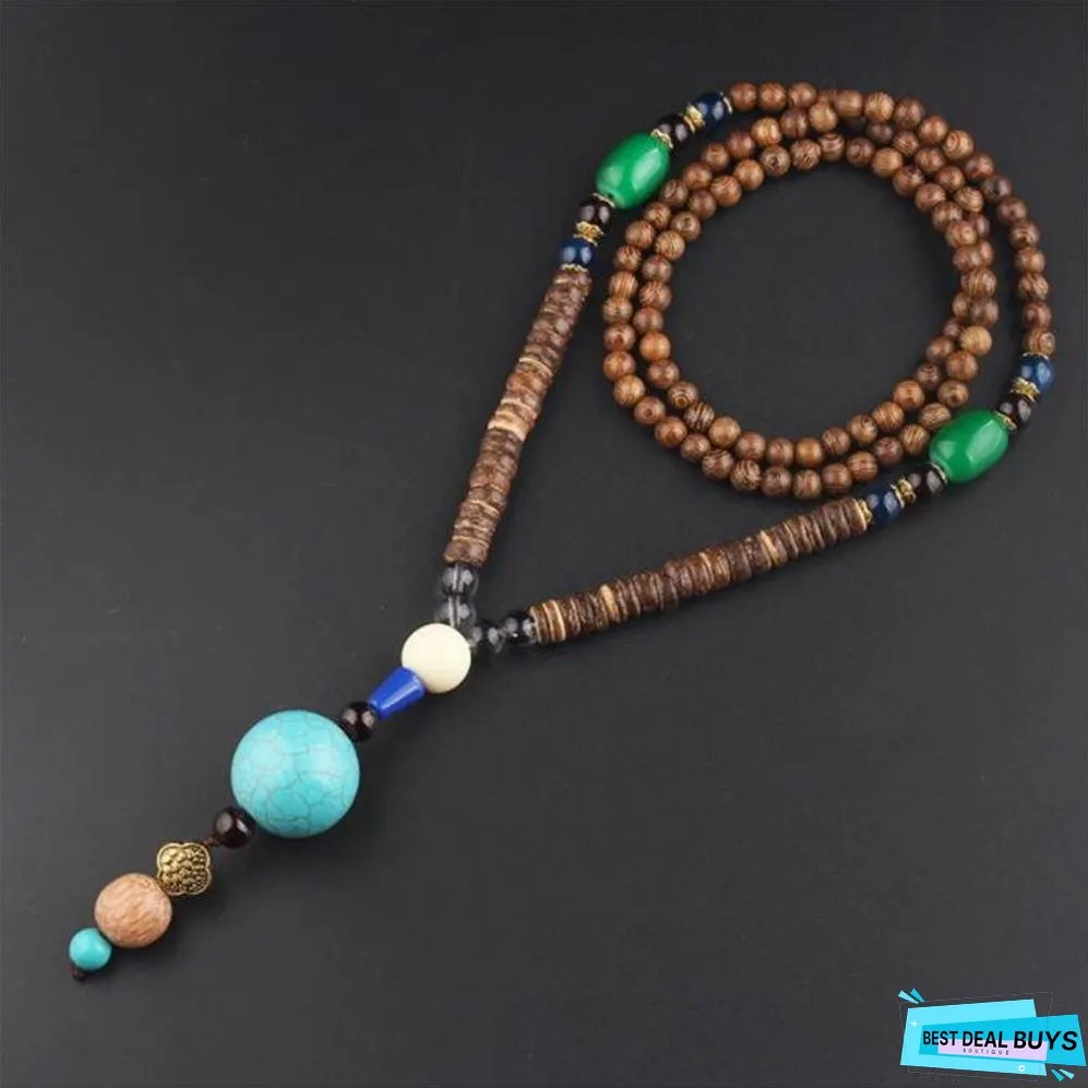 Ethnic Fish Horn Long Statement Men Womens Jewelry