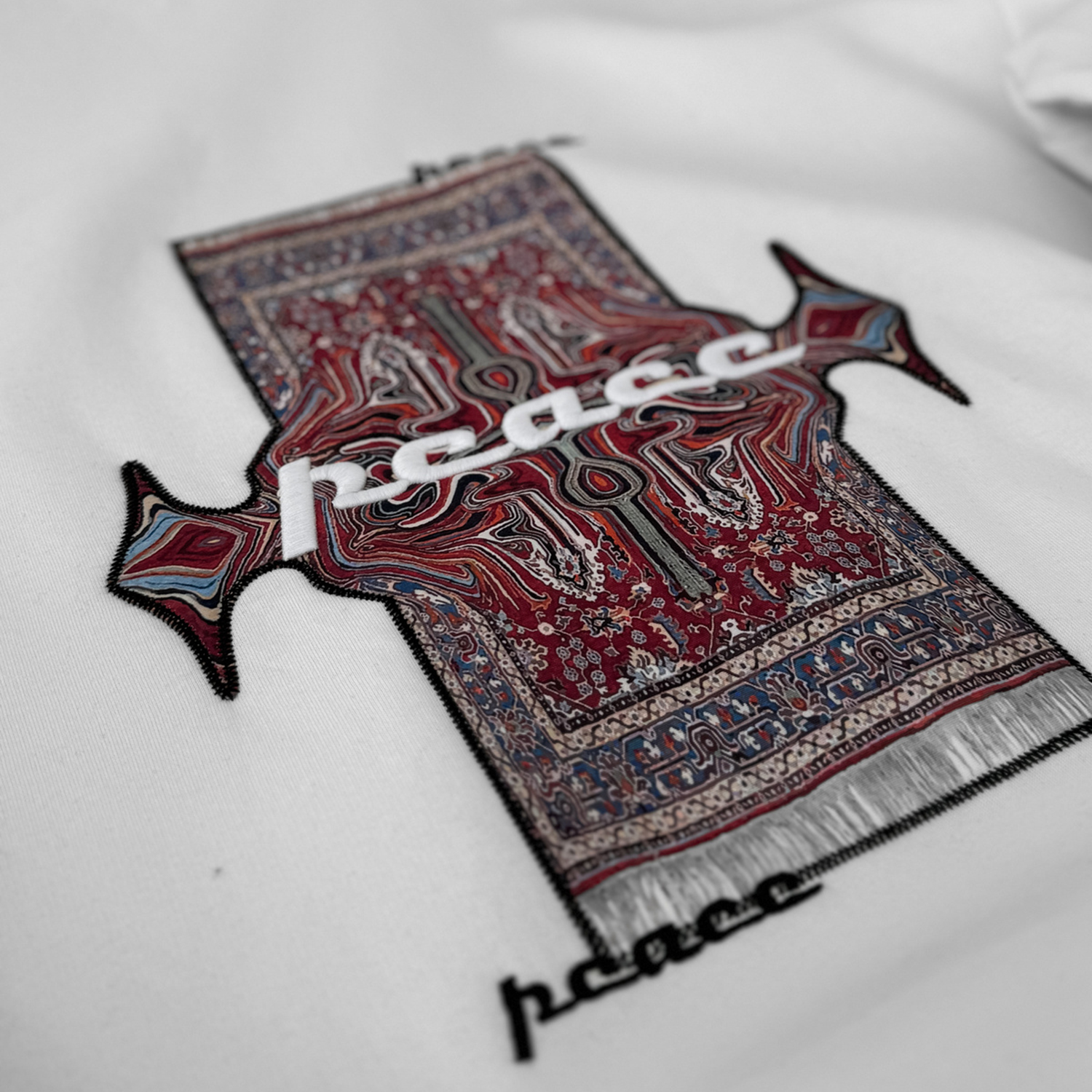 Ethnic Design Casual Oversized Hoodie