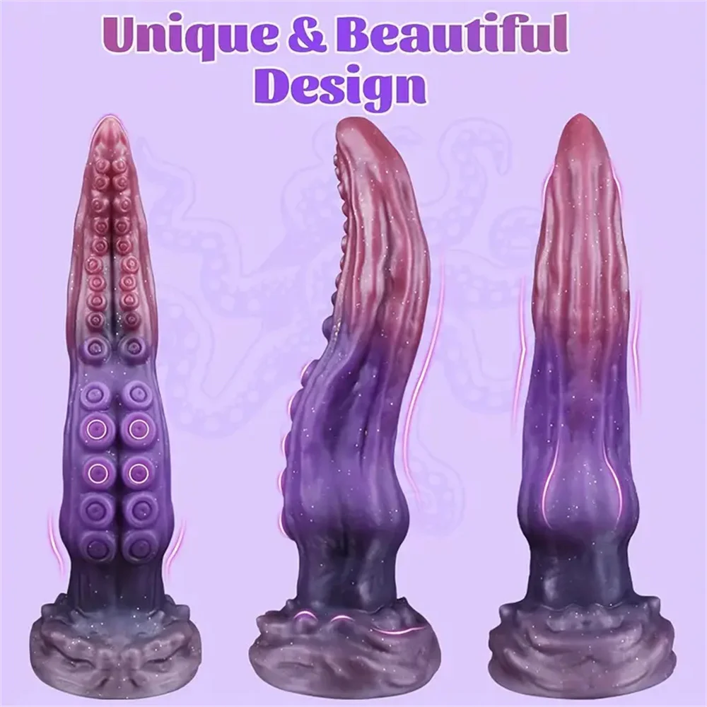 Monster Dildo Big Octopus Fantasy Dildo Anal Plug