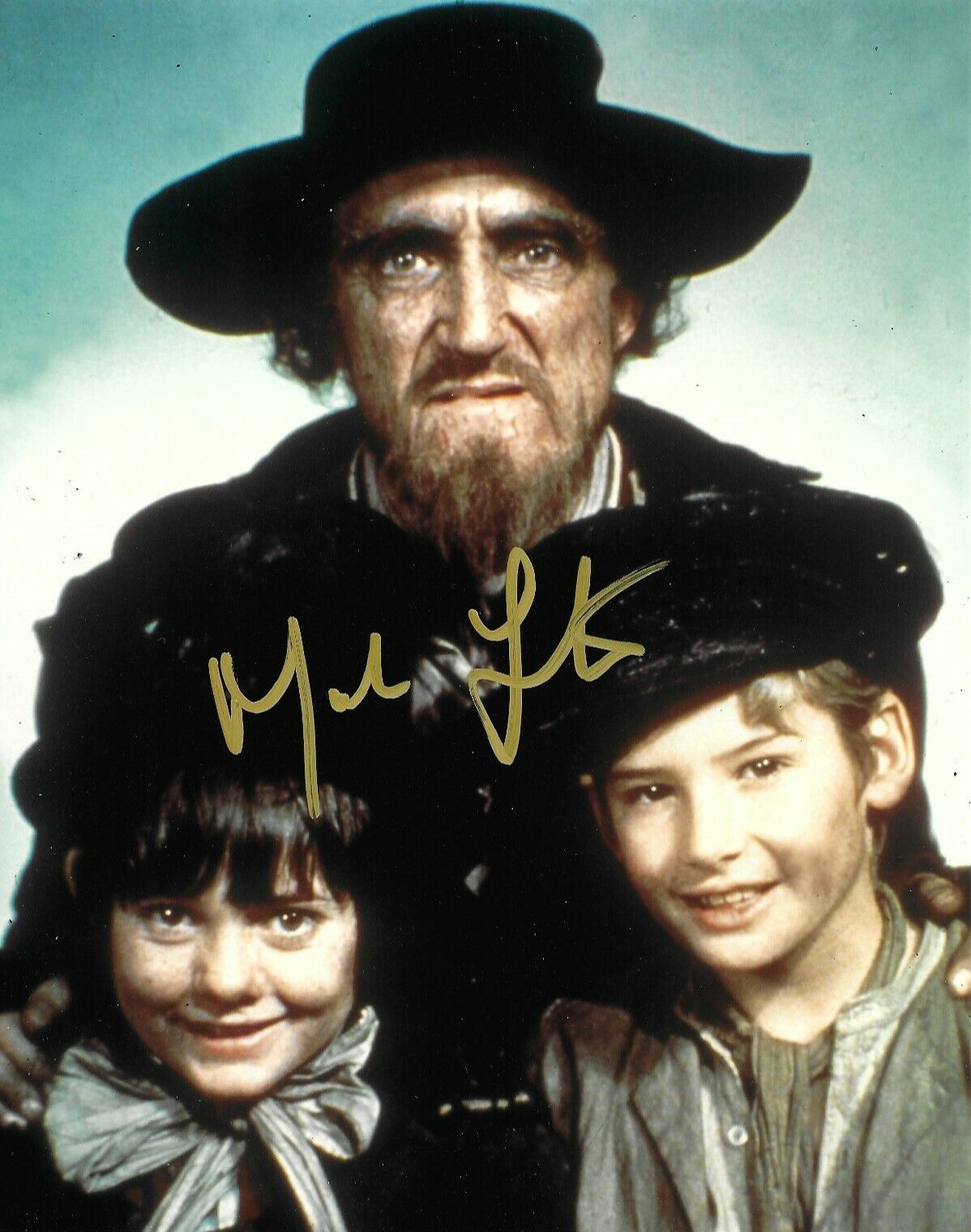 Mark Lester Signed Oliver 10x8 Photo Poster painting With Proof AFTAL