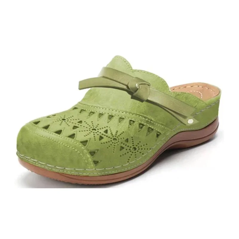 Damen-Sommer-Bowknot-Sandalen-bequemes Cut-Out-Design für den Alltag