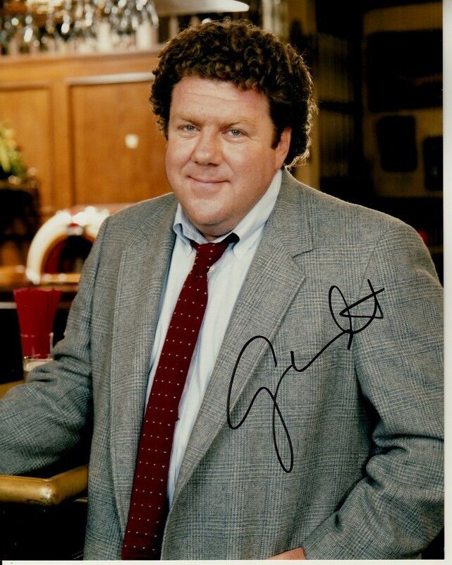 GEORGE WENDT hand-signed CHEERS color 8x10 uacc rd coa NORM PETERSON authentic