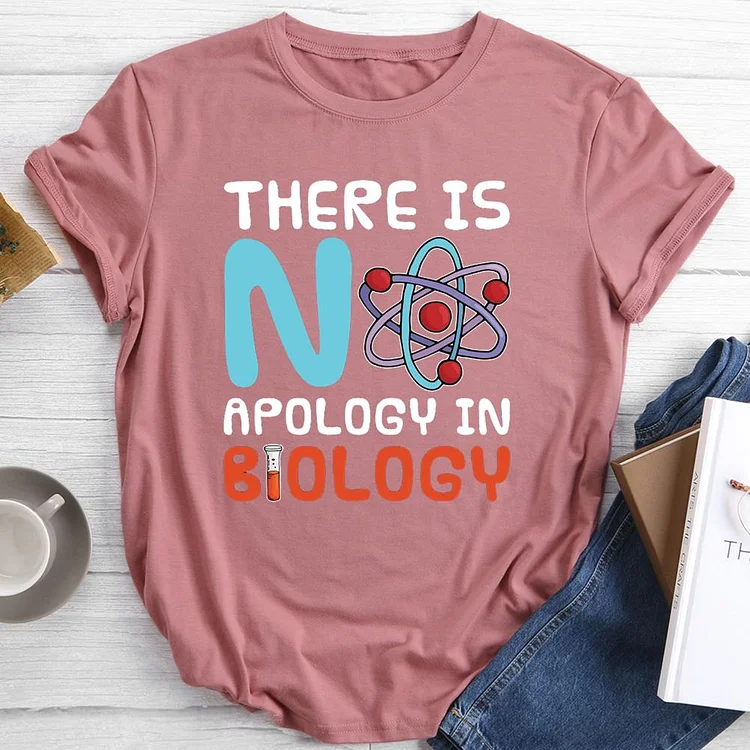 Biology Round Neck T-shirt