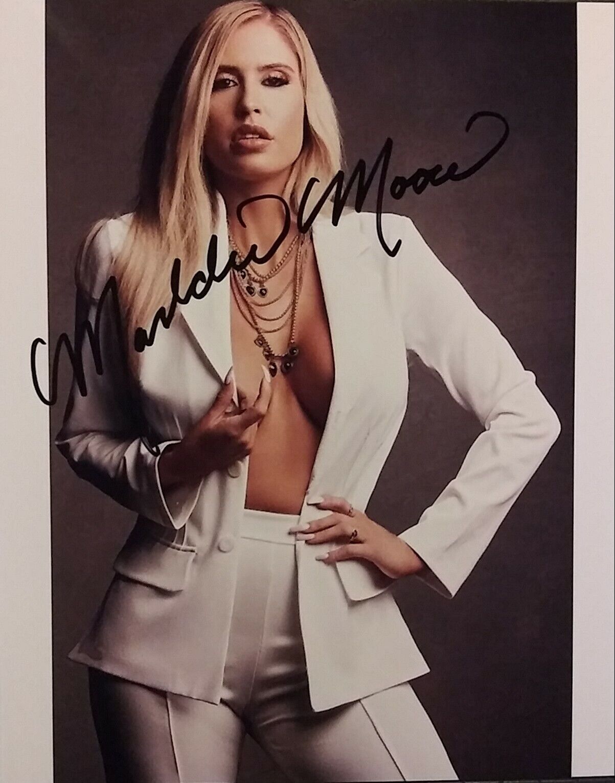 Maddie Moore signed 8 x 10