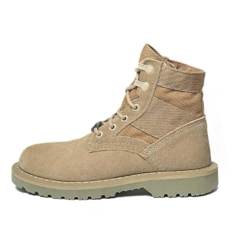 2021 Autumn Men's Tooling Shoes Waterproof Camping Outdoor Shoes Women's Wolf Boots Winter Desert Boots Couples Martin Boots