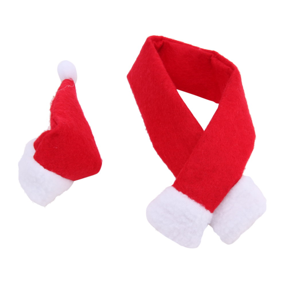 

Merry Christmas Decoration Wine Bottle Cover Gift Wrap Party Decor Red scar, 501 Original