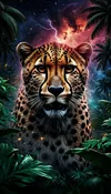 Luxury AB Velvet Diamond Painting Kit - Leopard