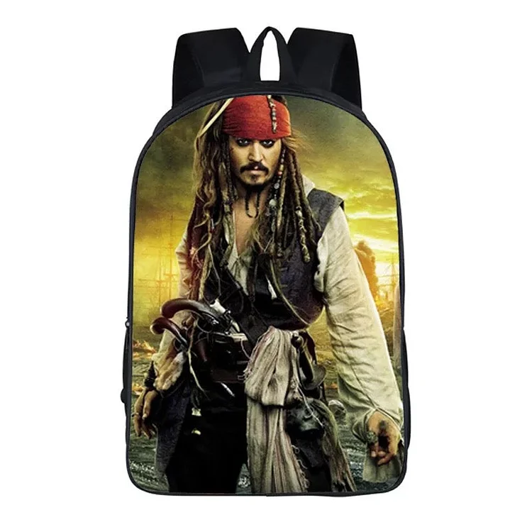 Mayoulove Pirates of the Caribbean #4 Backpack School Sports Bag-Mayoulove