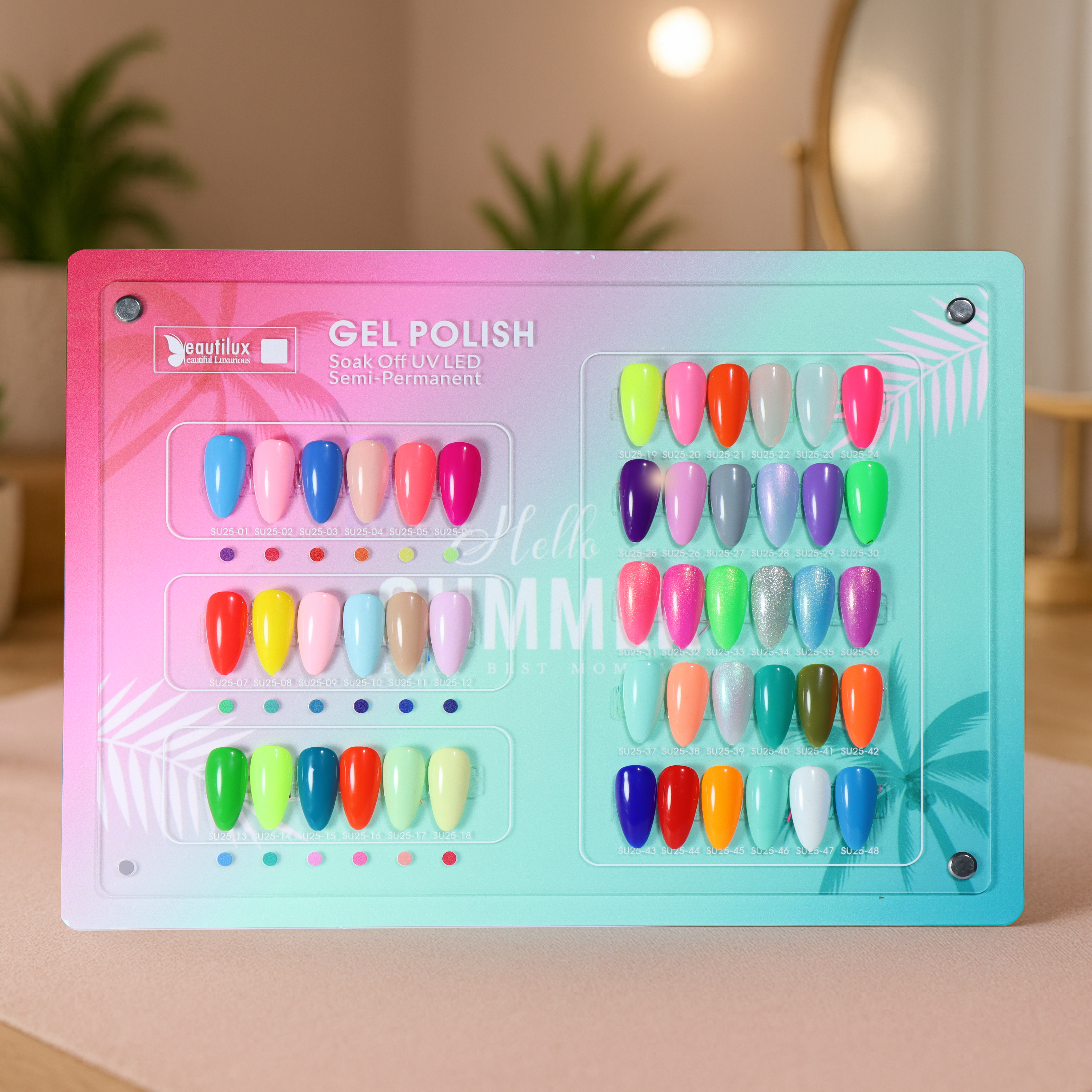 Beautilux Gel Polish Kit "Hello Summer" Collection