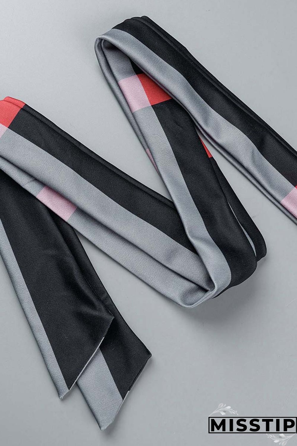 Black Fashion Casual Print Cardigan With Belt Turndown Collar Outerwear