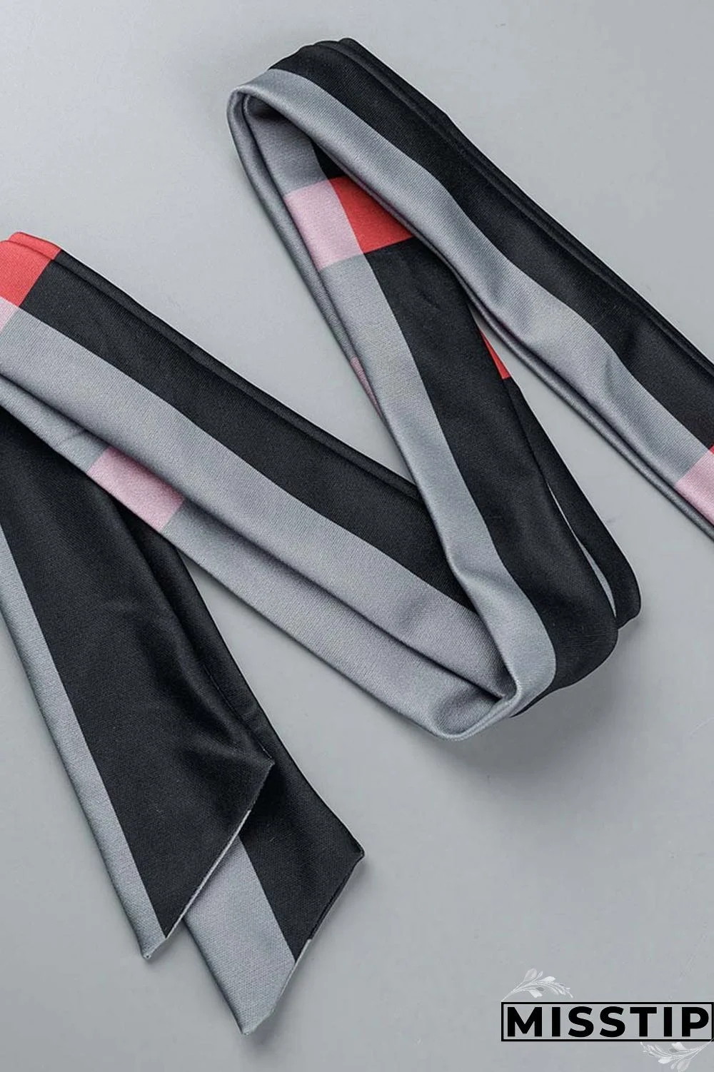 Black Fashion Casual Print Cardigan With Belt Turndown Collar Outerwear