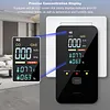 4-in-1 Portable Carbon Monoxide Alarm with Digital Display Plug-in Carbon Monoxide Detector Temperature and Humidity Monitor for Travel Home Hotel Camping RV