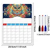 Special Shaped Owl 5D DIY Diamond Painting Monthly Planner Decor Kit