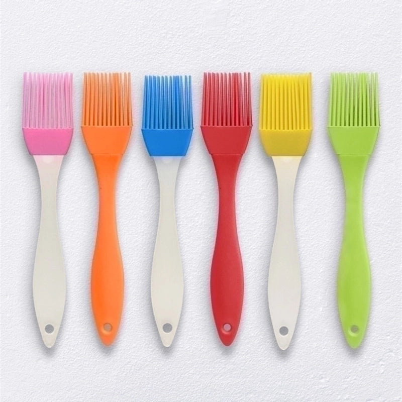 Casual Solid Color Silica Gel Oil Brush 1 Piece