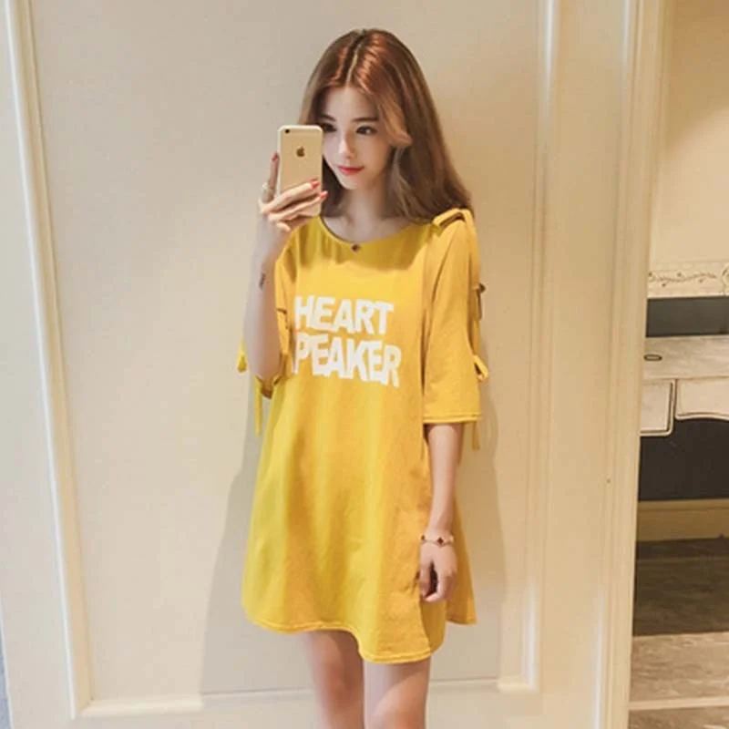 Women Tshirt Plus Size Harajuku Casual Tee Shirt Femme Sexy Long O-neck t shirt Women Summer Print Short Sleeve Camiseta Mujer